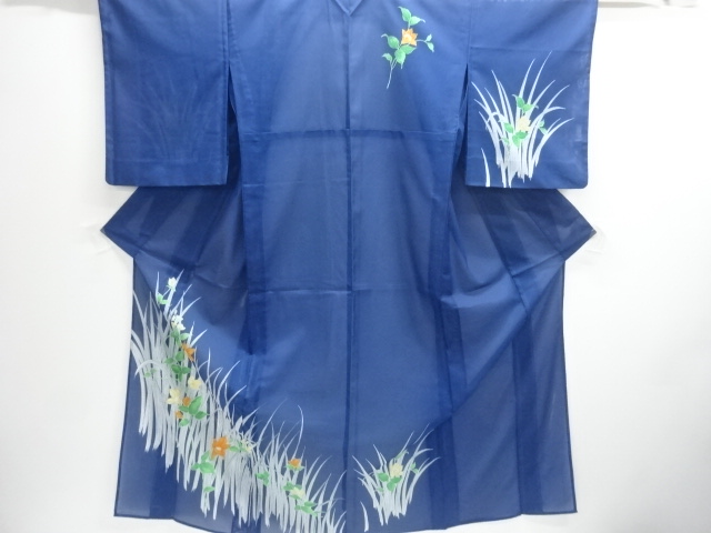 JAPANESE KIMONO / HOMONGI / FOR SUMMER / FLOWER